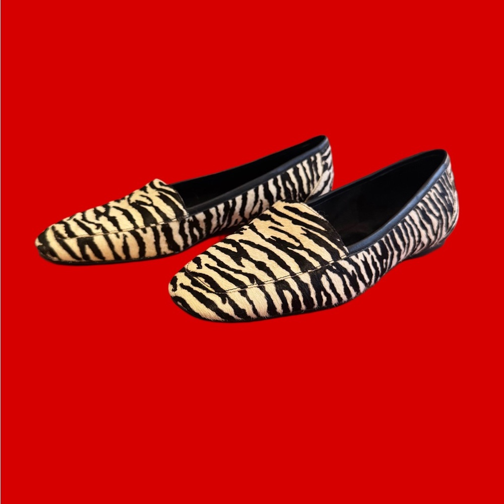 Zebra Print Women's Loafers